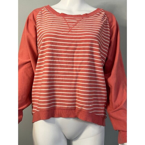 Central Park - Womens Pink Striped Sweater Sz. XL - Picture 6 of 6